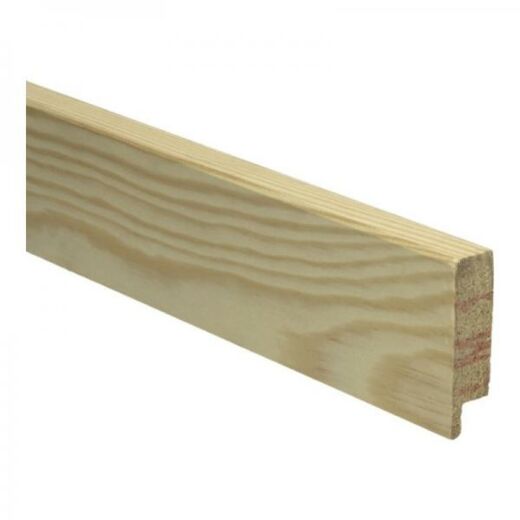 plint massief hout 54x15mm grenen onbewerkt | Allesvoorparket